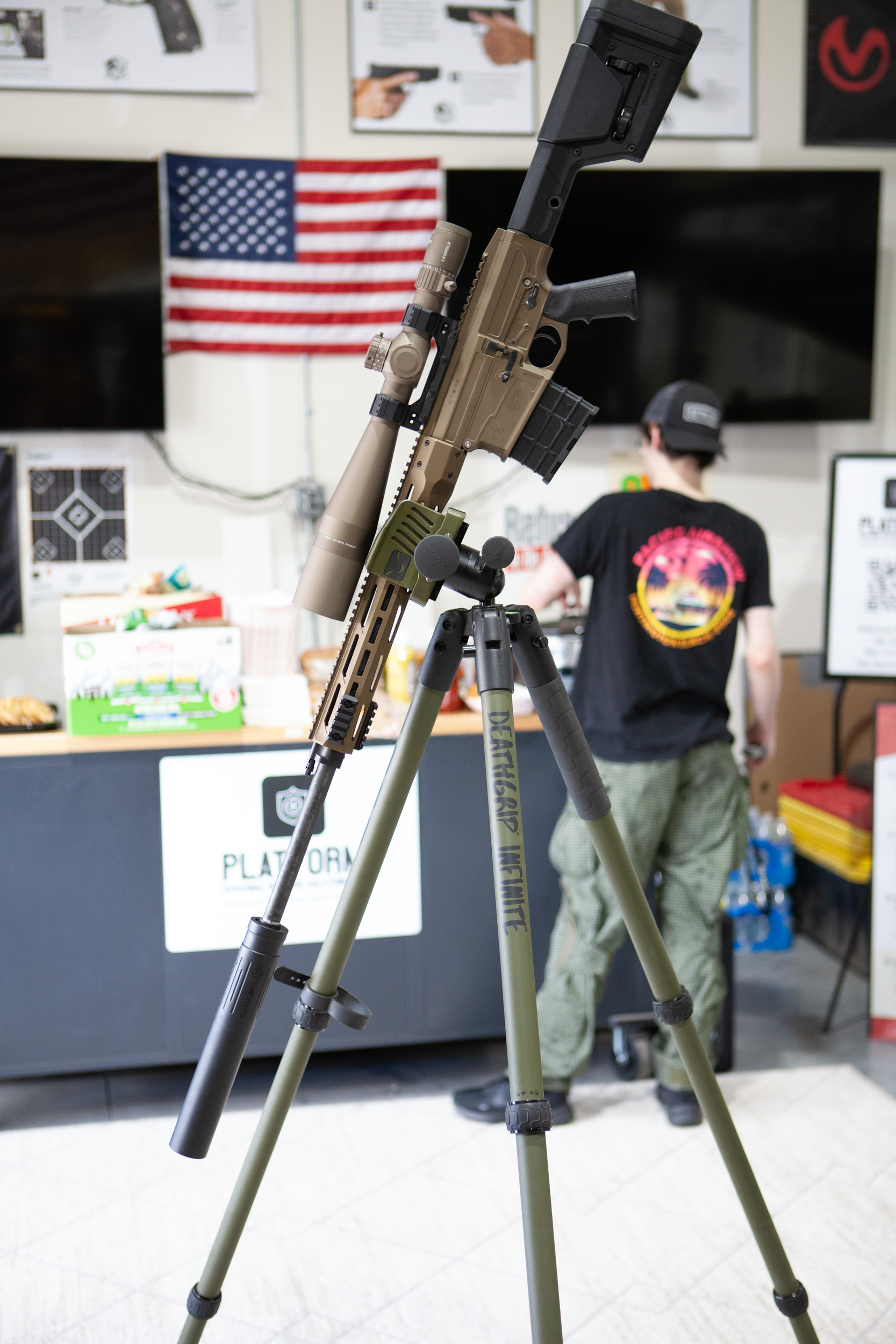 Nemo on tripod at Event