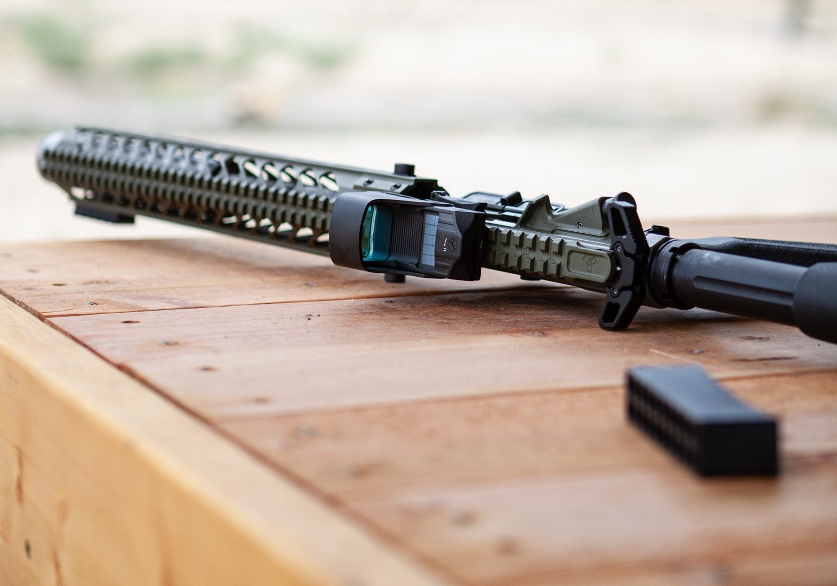AR15 on Range Table