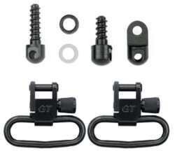 GrovTec US Inc GTSW313 Swivel Set  Rifle 1.25" Black Phosphate Ruger 10/22