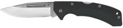AccuSharp 711C Lockback  3" Folding Clip Point Plain Stainless Steel Blade/Black FRN Handle Includes Allen Wrench