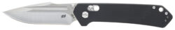 Schrade 1182620 Divergent  3.06" Folding Modified Drop Point Plain Satin AUS-8A SS Blade 4.31" Black G10 Handle