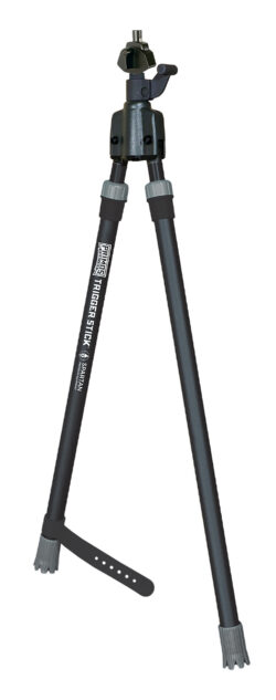 Primos 65829 Trigger Stick  Medium 21.50"-40", Black, Spartan Precision Magnetic Attachment System