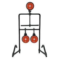 Champion Targets 40870 Gong Auto Reset Handgun Black/Orange Standing 3 Targets