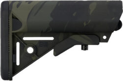 B5 Systems SOP1422 Enhanced SOPMOD Black Multi-Cam Synthetic for AR-Platform with Mil-Spec Receiver Extension (Tube Not Included)