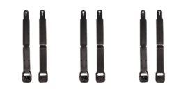 High Speed Gear 91SC12BK MOLLE Clips  Short, Black Injection Molded Fits MOLLE (12 Pack)