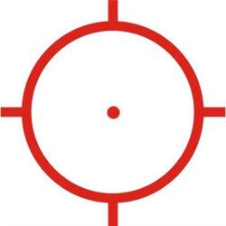 XPS2-0 HOLOGRAPHIC 68 MOA RING 1 MOA RED DOT RETICLE BLACK