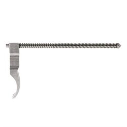 SPARTAN SKELETONIZED CHARGING HANDLE RUGER~ 10/22~ CHROME