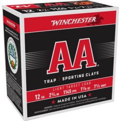 AA LIGHT 12 GAUGE 2-3/4'' 1-1/8 OZ #7.5 SHOT 25/BOX