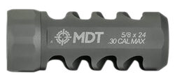 Mdt Sporting Goods Inc 109154RTI Hunt Brake  Black Titanium 5/8"x24 Threads 30Cal