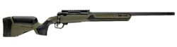 Savage Arms 32637 110 Core Predator Full Size 243 Win 10+1 22" Medium Heavy Fluted Barrel, Arca Rail Forend, Hunter Green AccuStock w/AccuFit V2 Synthetic Stock, Left Hand