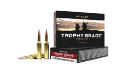 Nosler 60091 Trophy Grade Long-Range 6.5Creedmoor 129gr Nosler Spitzer AccuBond Long Range 20 Per Box/10 Case